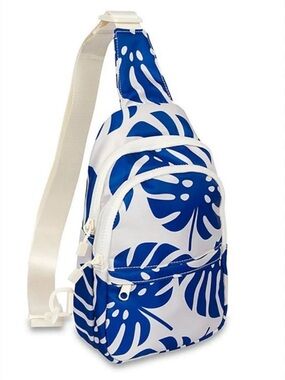 GOGO Ava Sling Bag Botanical Print Adjustable Strap Tavel Bag